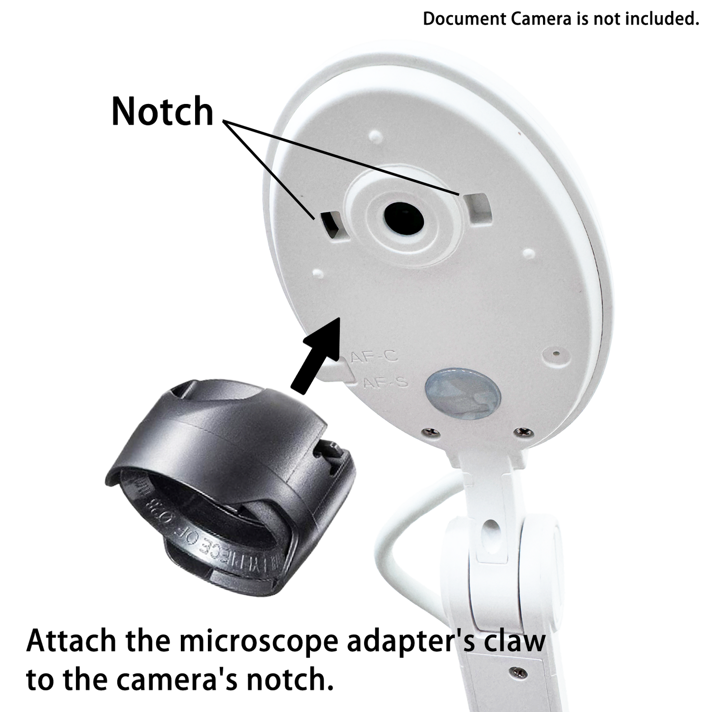 Adaptateur de microscope (ensemble de 3 pièces)