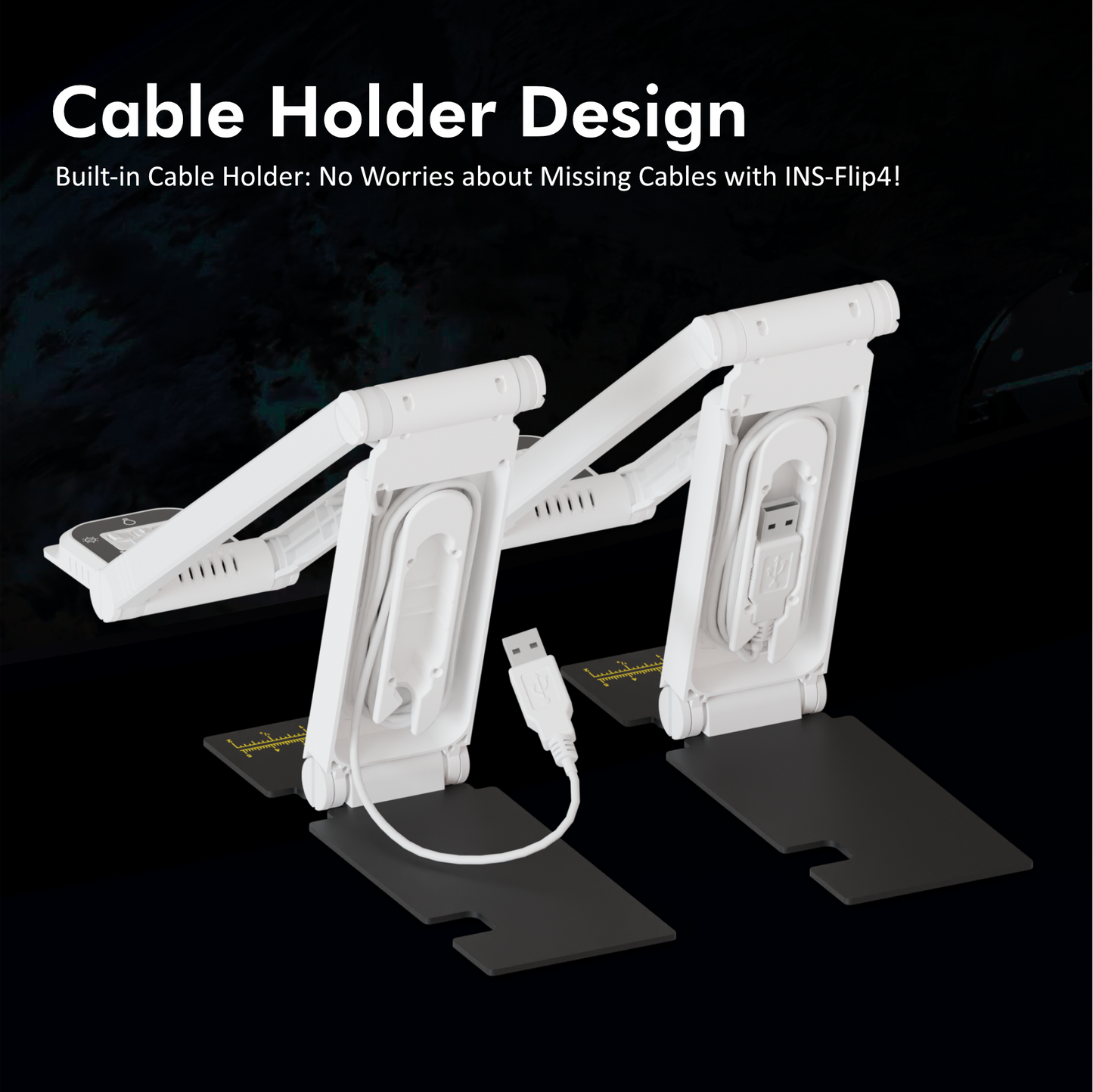 Inswan INS-Flip 4 4K Caméra de documents portable USB