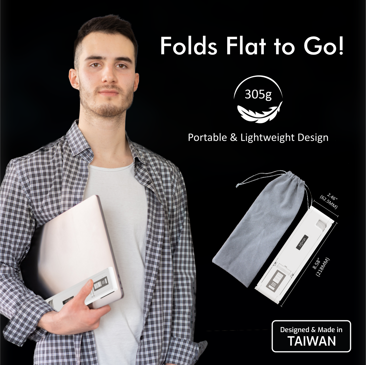 Inswan INS-Flip 4 4K Caméra de documents portable USB
