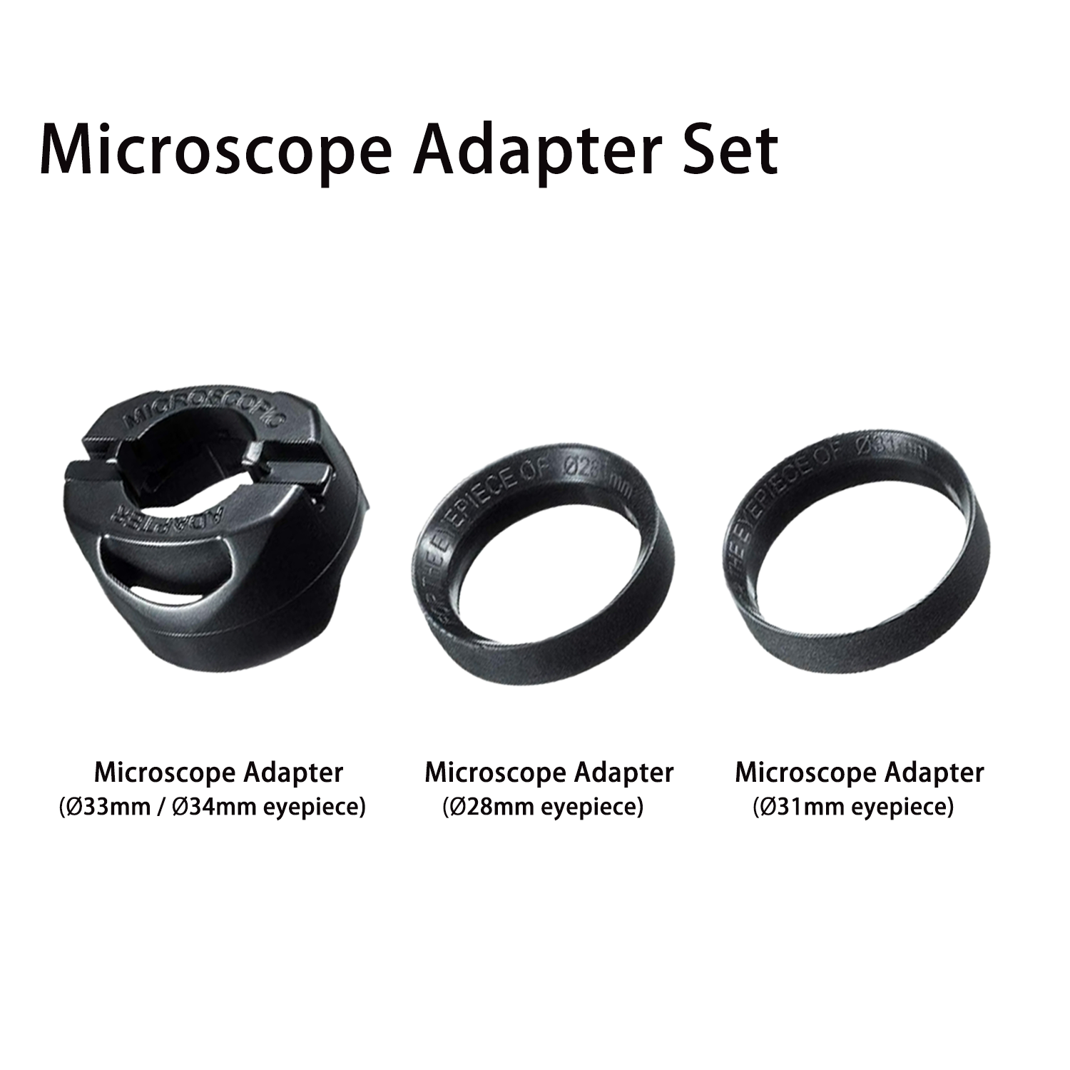 Microscope Adapter (3-Piece Set) – Inswan Document Camera