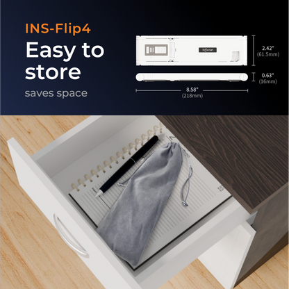 NEW! Inswan INS-Flip4 4K USB Foldable Document Camera – Official Store Exclusive!